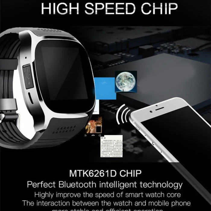 T8 Смарт-часы bluetooth Поддержка карты вызова мониторинг сна Bluetooth часы VH99