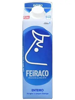 

Feiraco Leche UHT Entera - Paquete de 6 x 1000 ml - Total: 6000 ml