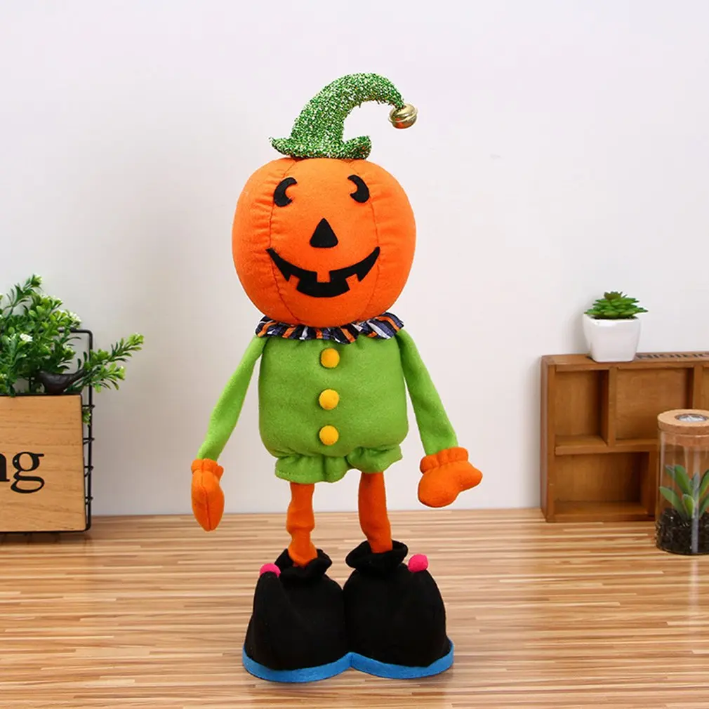 

Halloween Doll Decor Pumpkin Cat Witch Plush Doll Halloween Party Supplies for Kids Gift Home Ornaments
