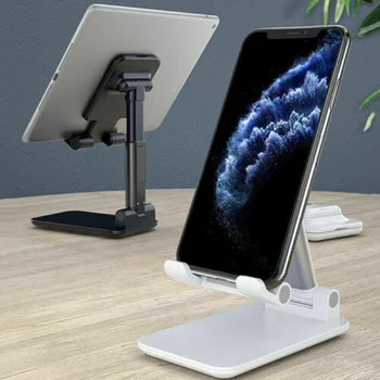

Aluminum Phone Holder Tablet Stand Desk Mount Adjustable Foldable For Smartphone iPhone Pro iPad Huawei iPhone Xiaomi Universal