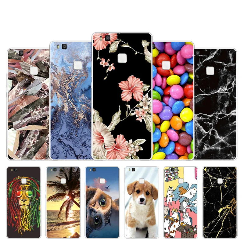 Модный чехол для Huawei Y6 Y7 Prime 2018 Enjoy 8 P8 P9 P20 P10 Lite 2017 прозрачный силиконовый Honor 7A Pro 6A 7C