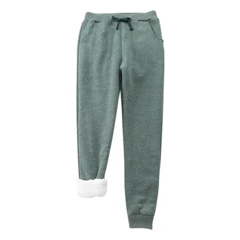 

Winter Cashmere Warm Harem Pants Women Casual Trousers Warm Thick Sheep Wool Loose Trousers Hot