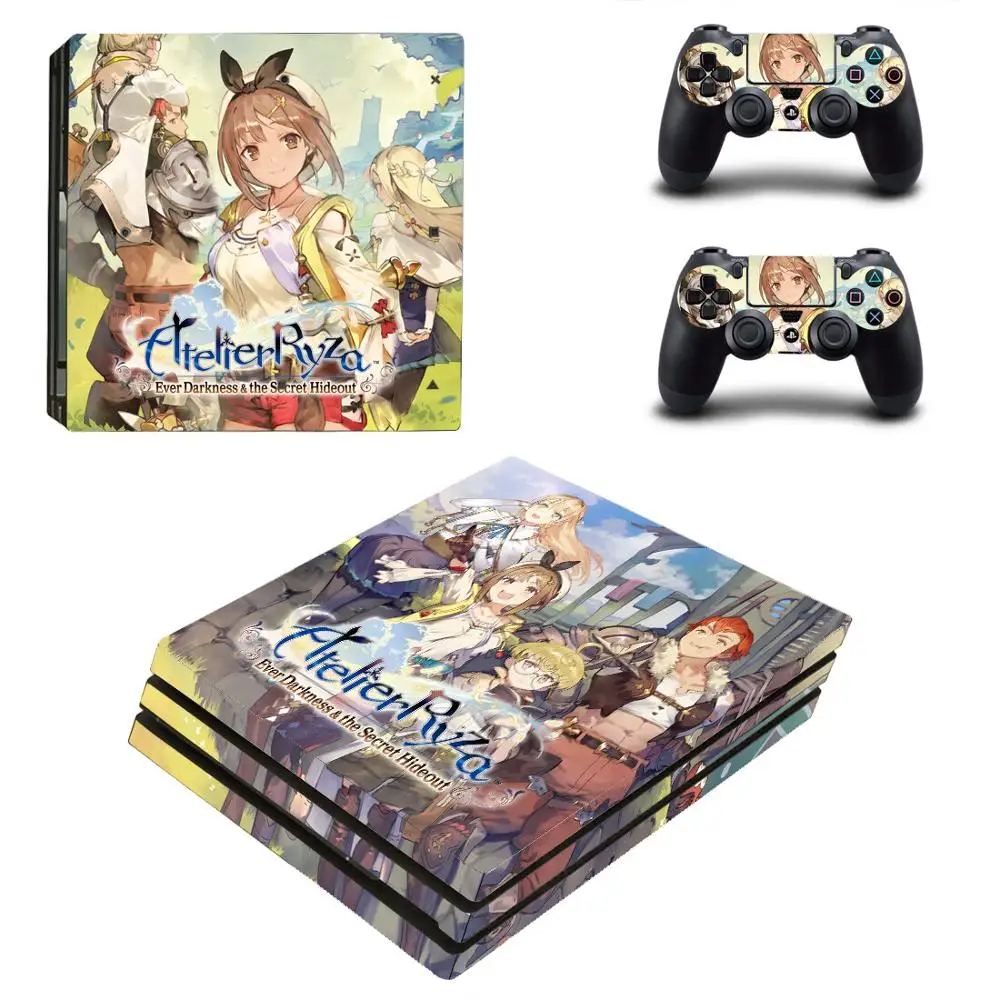 Ателье Ryza PS4 Pro наклейка s PS 4 Play station 4 Pro виниловые наклейки для playstation 4 Pro консоль и контроллер