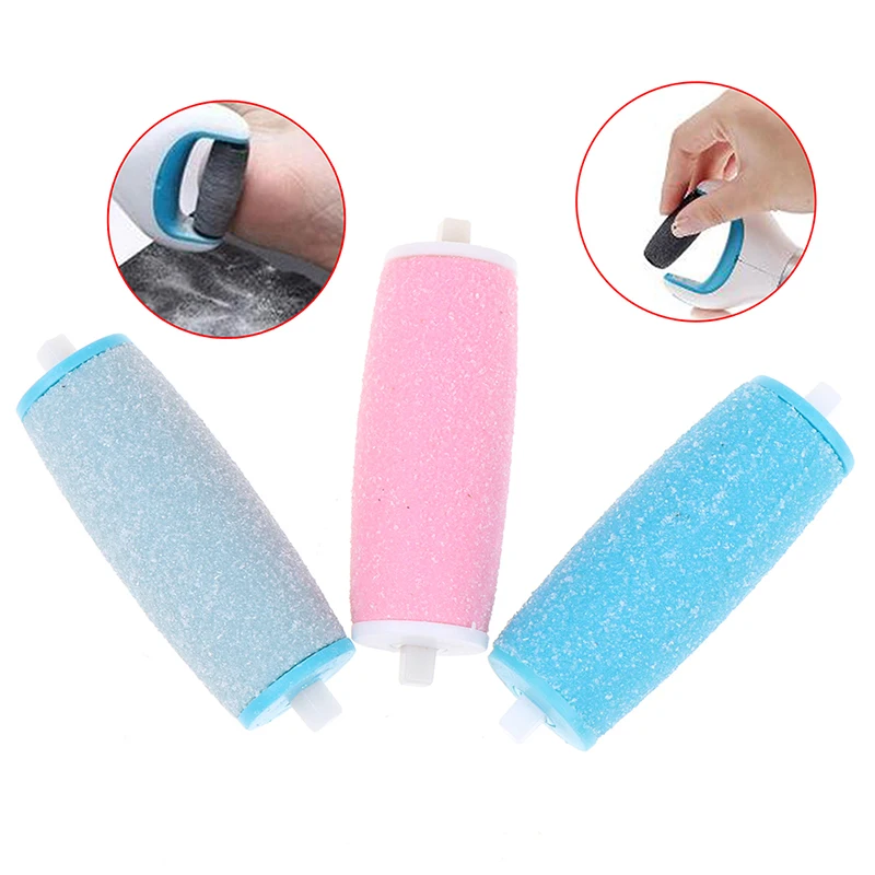 4PCS/Set Foot Care Tool Heads Pedi Hard Skin Remover Refills Replacement Rollers For Scholls File Feet Care Tool