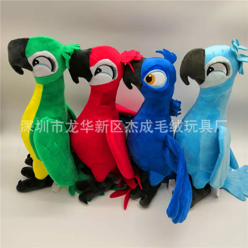 Rio Rio2 Jingang Parrot плюшевая игрушка кукла-одна подставка