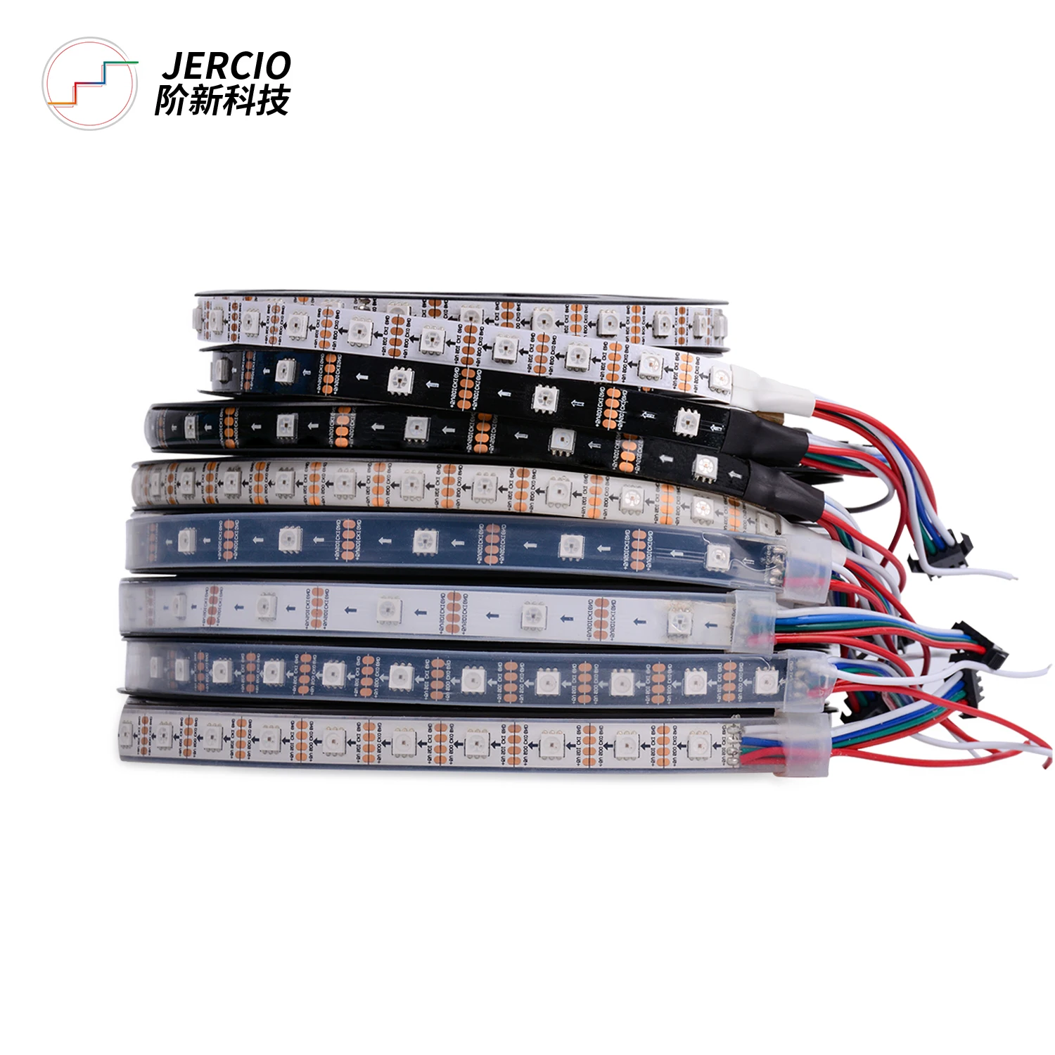 JERCIO 9822 APA102C 5050 IC светодиодный ленточный светильник 30/60/144 пикселей/светодиодов/м