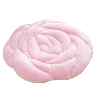 

Crystal Flannel Cushion Soft Cushion Seat Comfort Rose Seat Pad Cozy Seat Pillow Relieves Back Pain Relief Chair Cushions for Ho