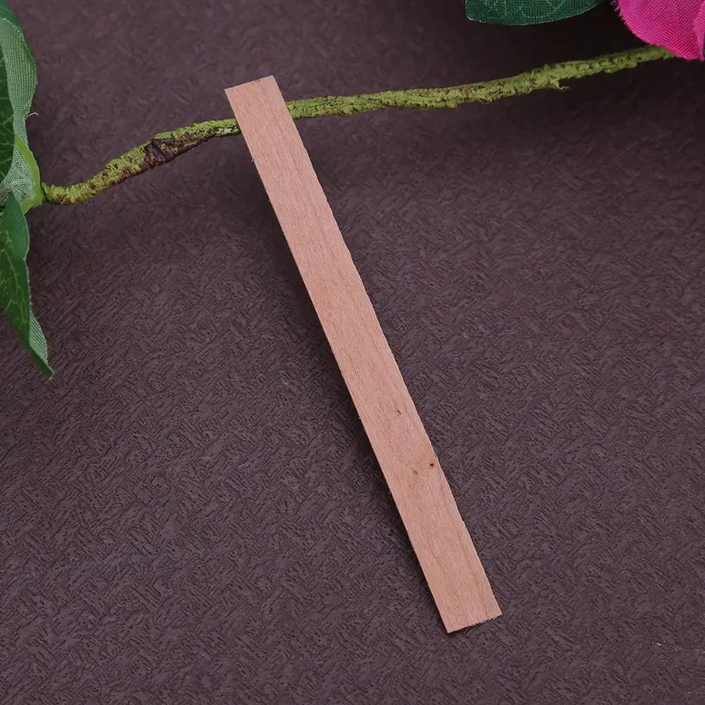 HI-US 50pcs Wood Wicks for Candles Soy or Palm Wax Candle Making