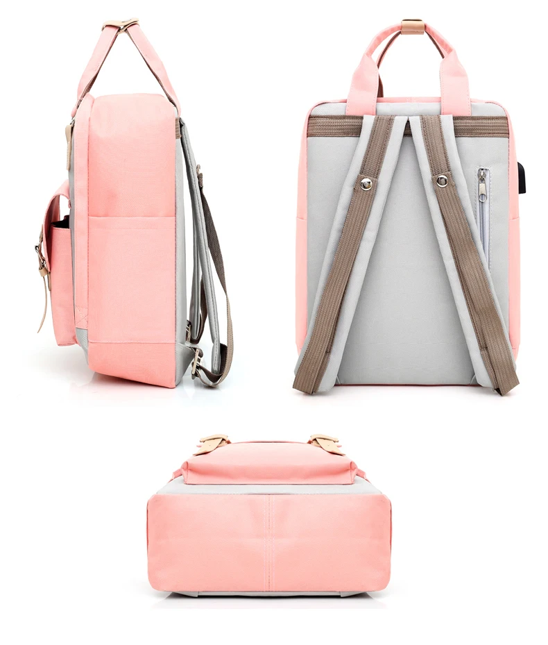 Женский рюкзак, милая сумка на плечо для девочек, высококачественный рюкзак для ноутбука, холщовая школьная сумка для подростков, для девочек и мальчиков, дорожные рюкзаки