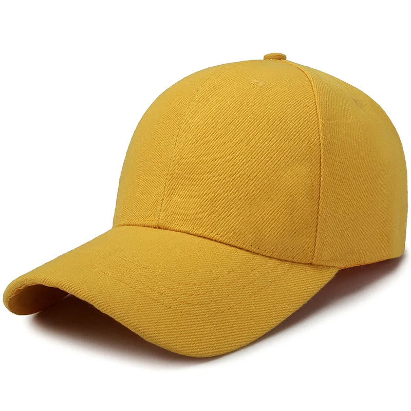 Gorra de béisbol Lisa Simple para hombre y mujer, sombrero de algodón para el sol, Unisex, para deportes al aire libre, Snapback, para correr, pescar, viajar, gorra de béisbol