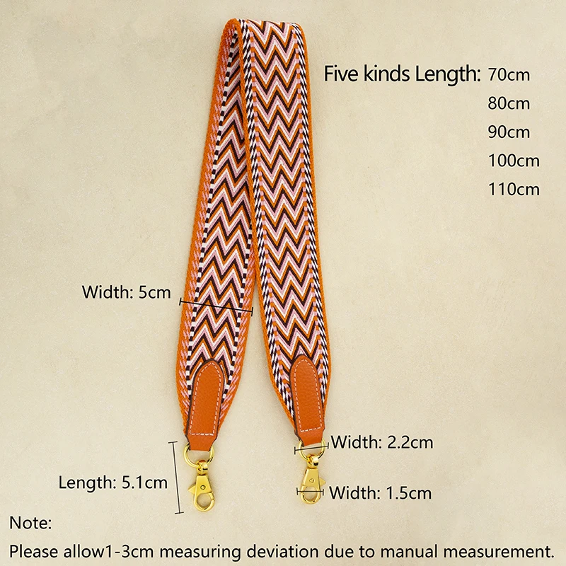 TINBERON Luxury Bag Strap Canvas Women's Bag Part DIY Replace Crossbody Bag Shoulder Bag belt Jacquard webbing Bag accessories