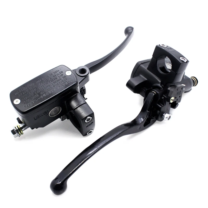 Motorcycle Front Brake Master Cylinder Motorbike Hydraulic Brake Pump Lever Clutch Black  22MM for Yamaha Suzuki Honda