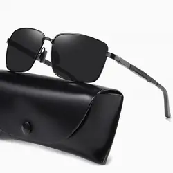 HDSUNFLY Мужские Винтажные алюминиевые поляризованные солнцезащитные очки Классические брендовые солнцезащитные очки с покрытием