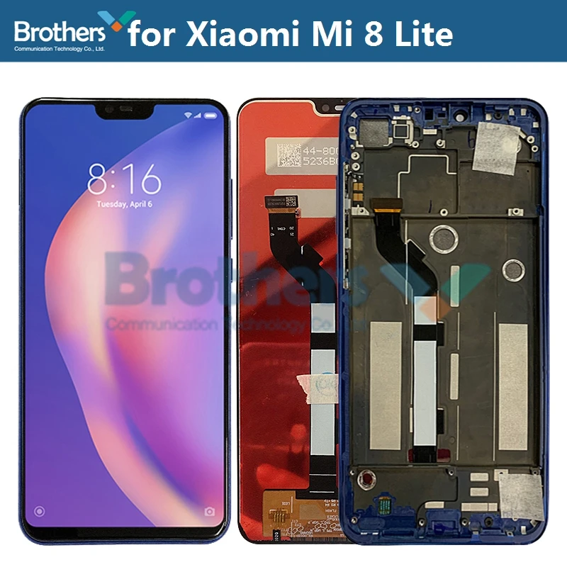 

ЖК-дисплей AAA для Xiaomi Mi 8 Lite, Mi8 Lite, ЖК-экран, дигитайзер, ЖК-экран в сборе, 6,26 дюйма, детали для телефона, протестированы, работает