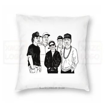 

Nwa Straight Outta Compton Pillow case New Gangsta Rap Eazy E Dr Dre Nwa Women Men