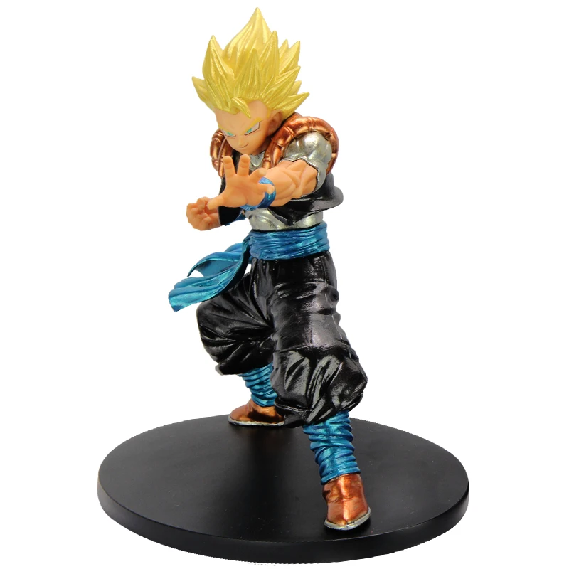 Японское аниме 1/100 Dragon BallGogeta 25 см ПВХ металлическая цветная Сборная модель игрушки Фигурки Рождественский подарок