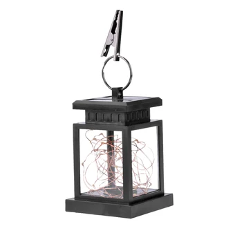 

Monocrystalline Copper Wire Lamp Panel Solar Power Waterproof Silicon IP44 Outdoor Solar Easy Installation Hang Light