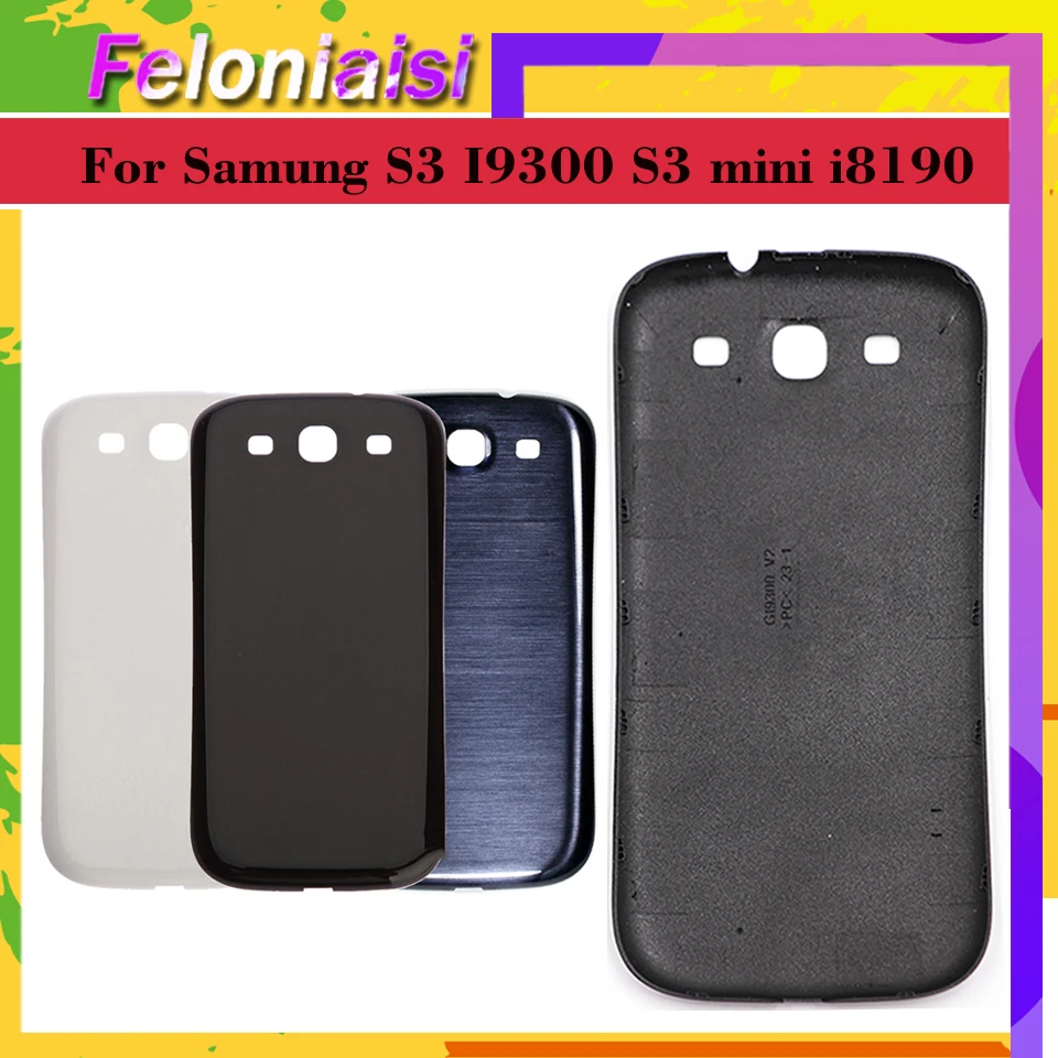 Для Samsung Galaxy S3 i9300 GT-i9300 i9305 S3 MINI i8190 GT-I8190N задняя крышка корпуса чехол крышка батареи Замена