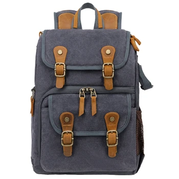 

Retro Batik Canvas Camera Bag Large Capacity Outdoor Backpack Suitable for Canon Sony SLR Camera Case