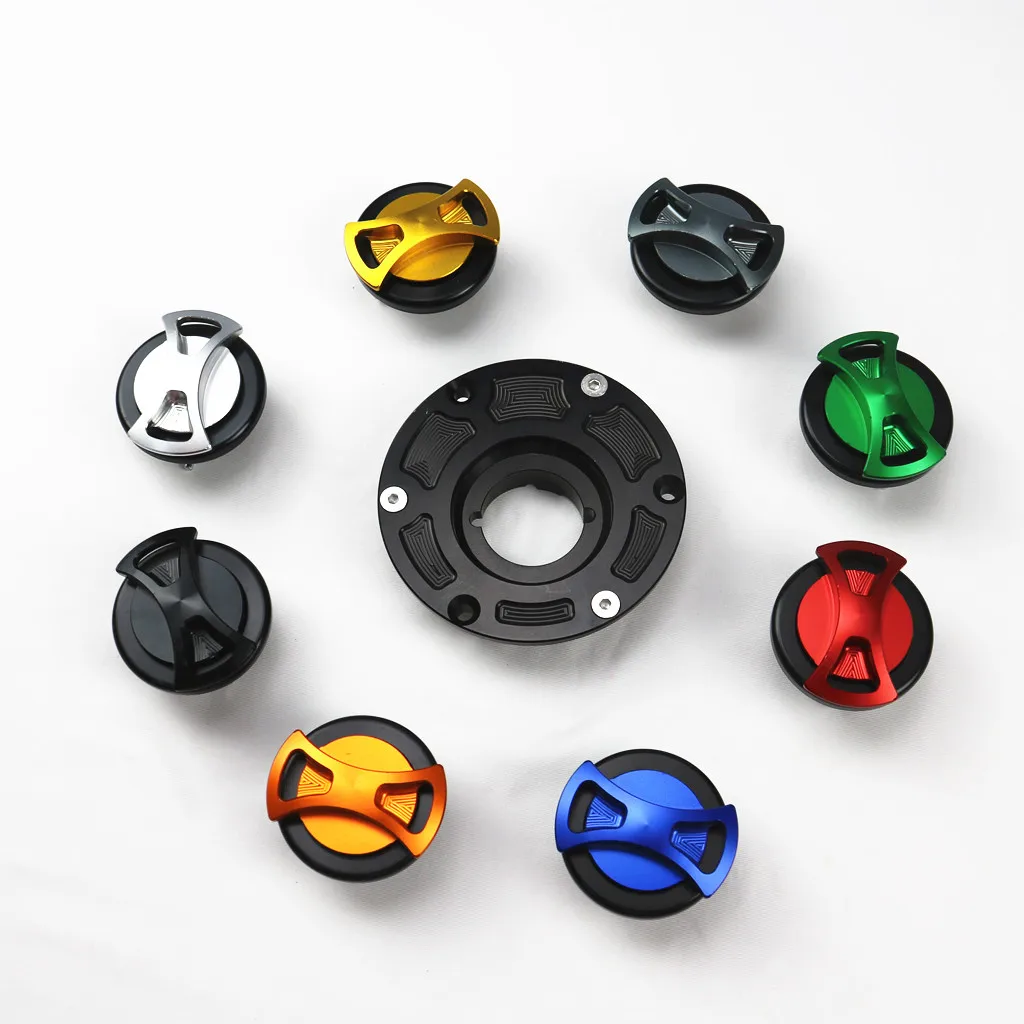

CNC Fuel Tank Cap Cover For Motorbike Kawasaki Ninja 250 300 EX250 Z250 Z