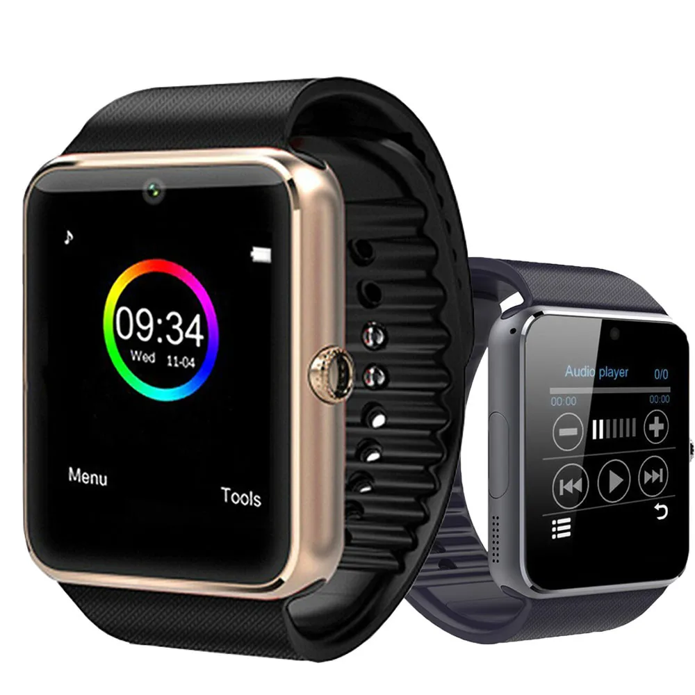 GT08 смарт часы дети мужчины телефон сим карта камера Bluetooth Smartwatch Gt 08 подключение