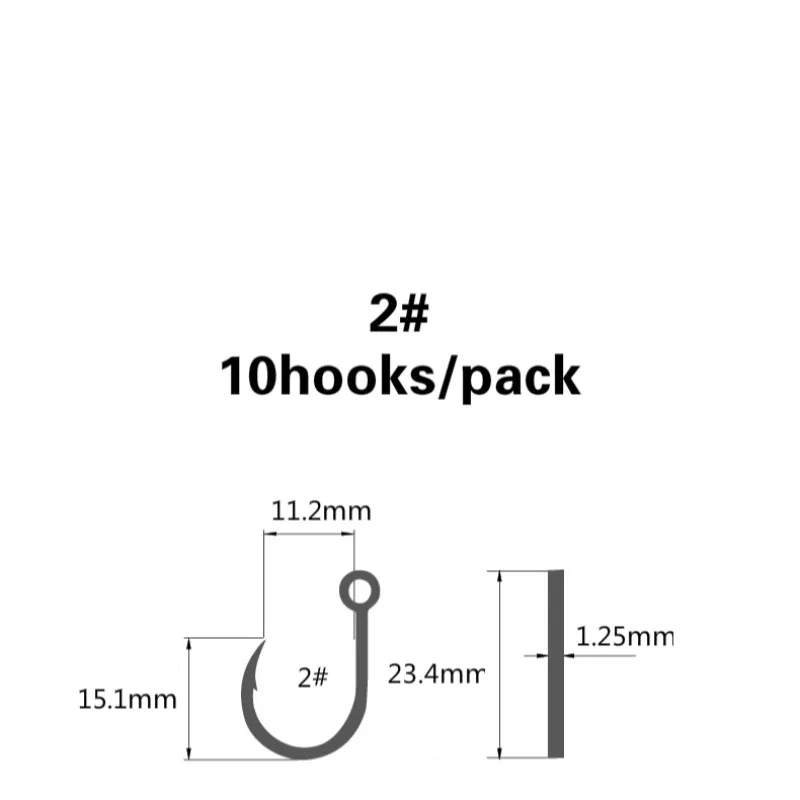 C Mustad 10121 рыболовные крючки колючие Anzol один круг Карп кривошипный крючок Suvtoper Высокоуглеродистая сталь морской джигбейт рыболовный крючок Pesca - Color: C