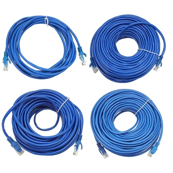 

5/10/15/20/25/30 Meter RJ45 CAT5 Ethernet Cables Connector Ethernet Internet Cable Lan Network Wire Internet Lead Cord Router