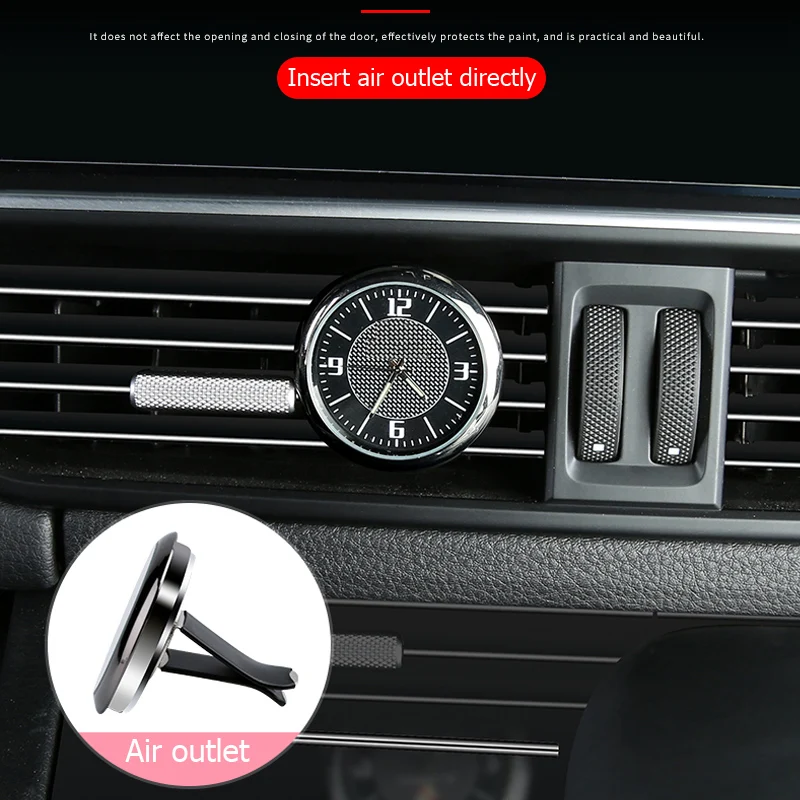 Часы для автомобиля BMW Audi Mercedes Honda Ford Toyota Porsche светящиеся настольные ремонтные