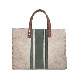 

2019 Woman Portable Briefcase Business One Shoulder Bag Canvas High Quality Solid Bag Phone Pocket Big Bag Handbag