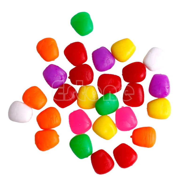 Mixed Color Лот 10 шт/50 шт Мягкие Карповые рыболовные приманки плавающий наживка кукурузная зерновая приманка всплывающая наживка N0HA - Цвет: Mixed Color