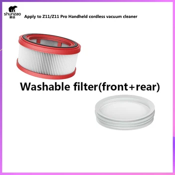 

Shunzao Z11/Z11 Pro HEPA Filter Sets Cleaner Parts Sponge Filter for Handheld Vacuum Cleaner washable