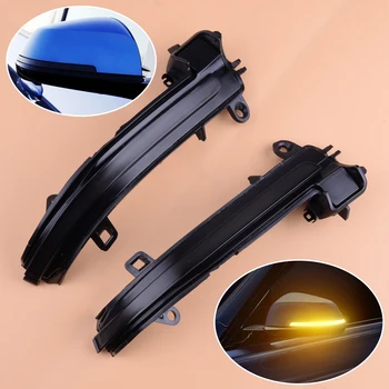 

2pcs Smoked Side Mirror Dynamic Sequential Turn Signal Light Blinker Plastic Fit for BMW 1 2 3 4 Series X1 2014-up