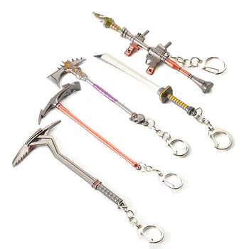 

12CM Fortnite Game Anime Figures Models Weapon Peripheral Model Keychain Collect Props Decoration Children Toys Gift