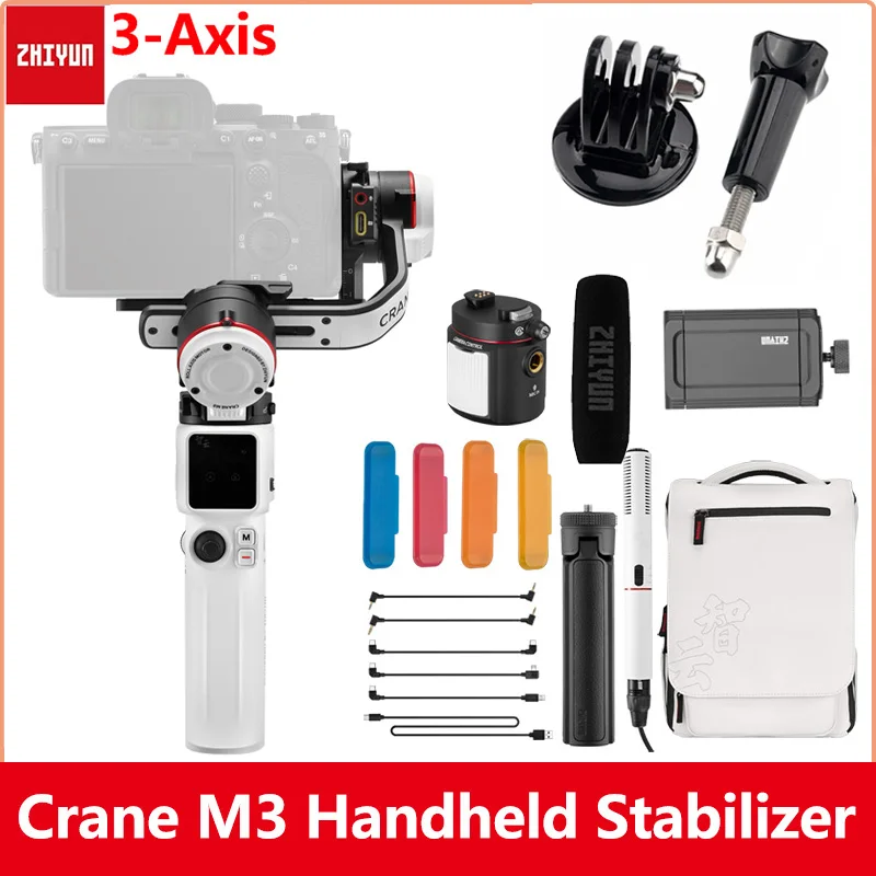 Zhiyun Crane M3 3-осевой ручной карданный стабилизатор для беззеркальная камера DSLR