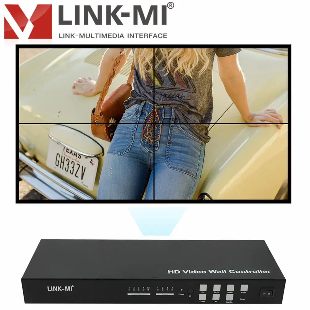 Настенный видеоконтроллер LINK MI 2x2 3x3 4x4 макс. 10x10 поддержка вращения на 180 градусов