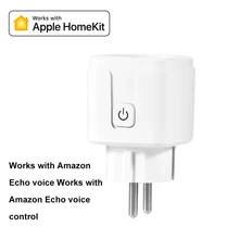 Адаптер голосового управления, работающий с Homekit, Wi-Fi штекер, умная розетка, беспроводное управление, розетка, RC PowerOutlet, умный дом, автоматизация