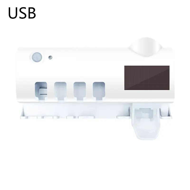 

Toothbrush Sanitizer Rechargeable Power UV Disinfection Wall Mounted Holded