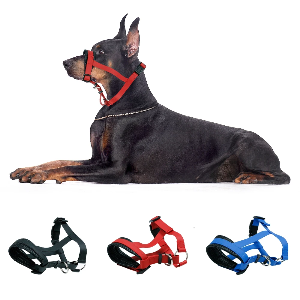 

Anti Barking PVC Dog Pet Muzzles Adjustable Waterproof Soft Pet Dog Mouth Cover Stop Biting Protection Sleeve Dogs Cover Masks