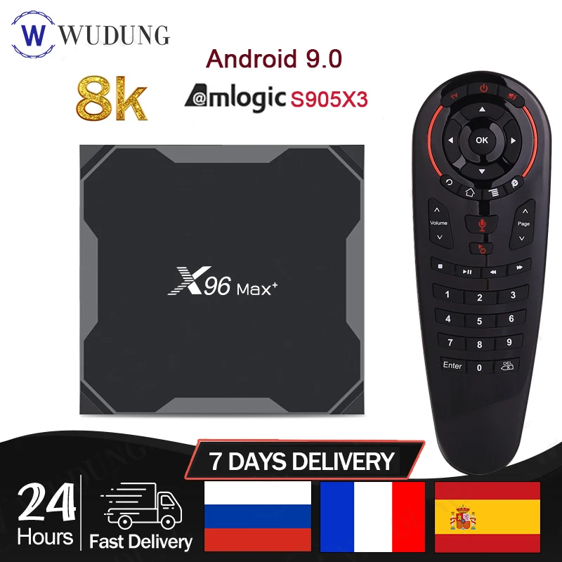 VONTAR X96 max plus 2 Android 9.0 TV Box Amlogic S905X3 Media Streamer