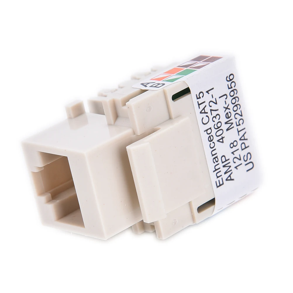 Cat5 RJ45 удар вниз кистоун Джек CAT6 сети Ethernet разъем сетевой модули|Компьютерные