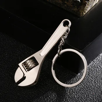 

Mini Metal Adjustable Tool Wrench Spanner Key Chain Ring Keyring Gift