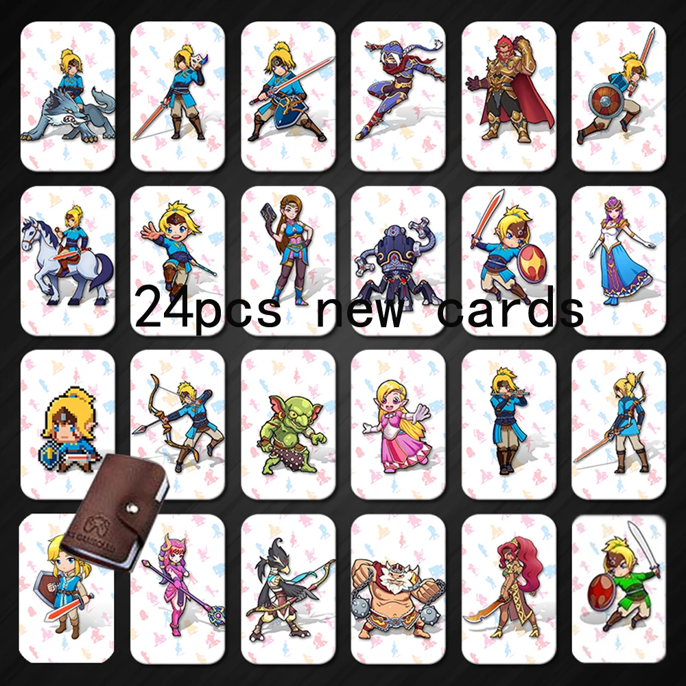 

Amiibo 24 NFC 215 TAG Game Cards For Botw Switch Zelda Breath Wild Super Mario Smash Cart Bros Odyddey Splatoon 2 Kriby Ultimate