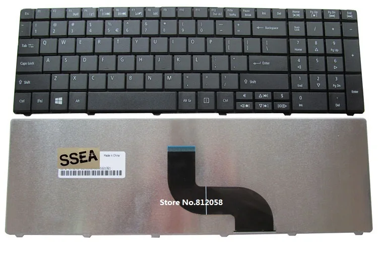 SSEA New laptop US Keyboard For Acer Aspire E1-521 E1-531 E1-571 E1-531G E1-571G black | Компьютеры и офис