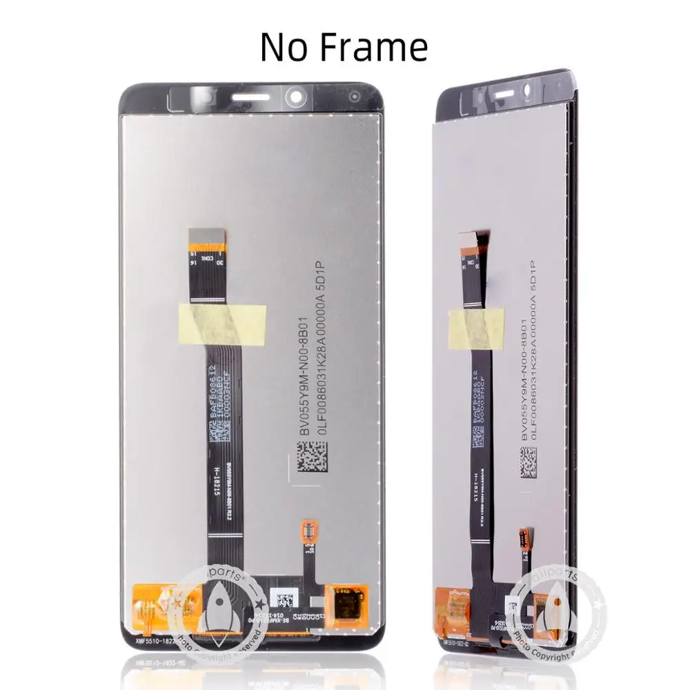 Дисплей для XIAOMI Redmi 6A 6 LCD в сборе с тачскрином на рамке 5.45'' черный белый