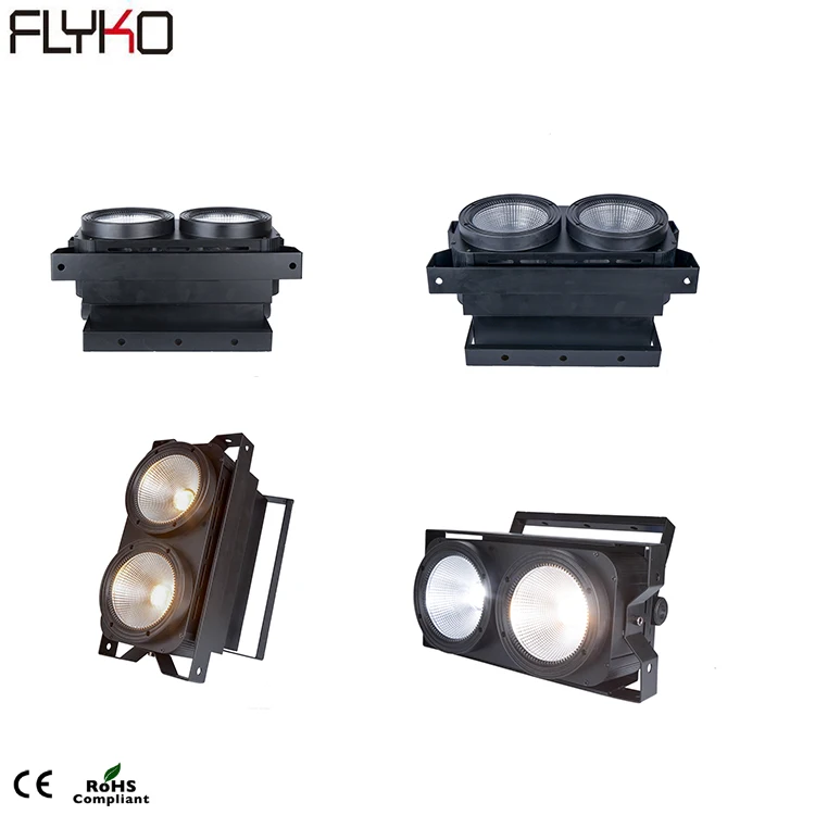 Сценический dj disco light 200 Вт 2 глаза cob светодиодный светильник заливающего света