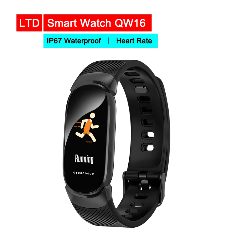 

Smart Wristband QW16 Smart Watch Bracelet Sports Fitness Blood Pressure Heart Rate Call Message Reminder Android Pedometer Band
