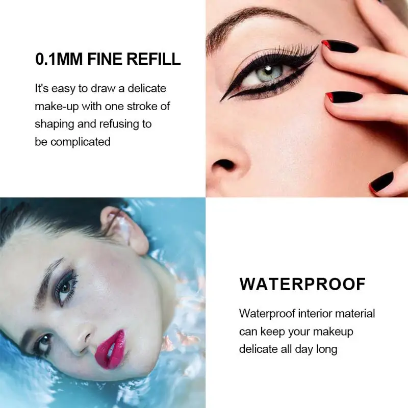 TEAYASON Liquid Waterproof Eyeliner Long-lasting Non-smudged Eye Liner Sweat-proof Eyeliner Pen Beauty Makeup Woman Cosmetics TEAYASON Liquid Waterproof Eyeliner Long-lasting Non-smudged Eye Liner Sweat-proof Eyeliner Pen Beauty Makeup Woman Cosmetics