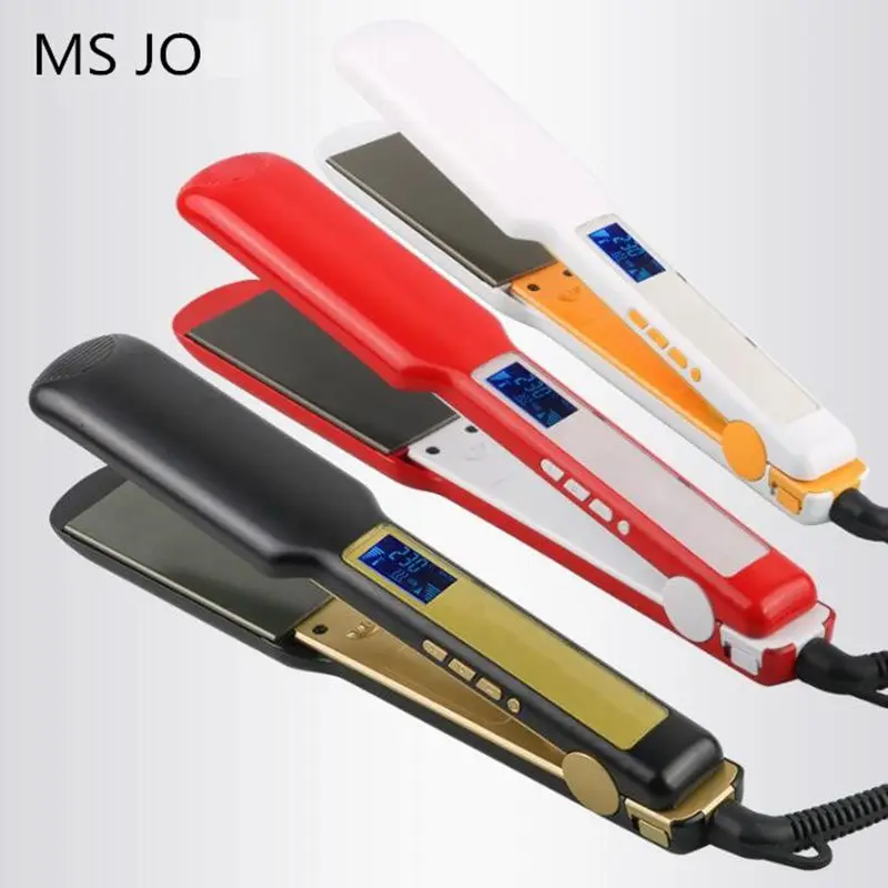

Hair Straightener Professional Hair Styling Iron Fast Heating Flat Iron with Wide Heating Plate and LCD Screen