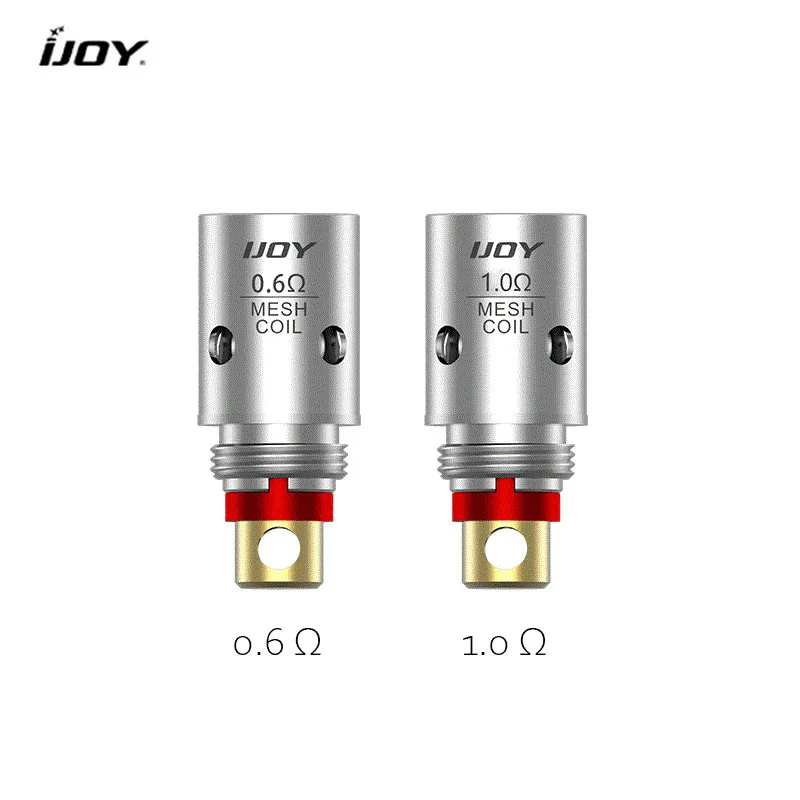 3 шт./упак.) оригинальные электронные сигареты iJOY замена катушки 0.6ohm/1.0ohm сетки катушки для Сатурн для электронной сигареты испаритель