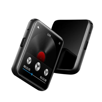 

Mini Clip MP3 Player Bluetooth with 1.5 Inch Touch Screen Portable MP3 Music Player HiFi Metal Audio Player with FM for Running